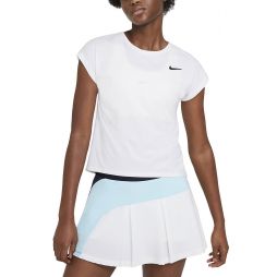 Тенісна футболка жіноча Nike Court Victory Top SS white/black Тенісна футболка жіноча Nike Court Victory Top SS white/black