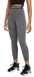 Леггинсы женские Nike Pro 365 Tight 7/8 Hi Rise black/heather/white Леггинсы женские Nike Pro 365 Tight 7/8 Hi Rise black/heather/white