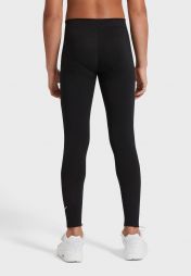 Легінси дитячі Nike Sportswear Favorites Swoosh Leggings black/white Легінси дитячі Nike Sportswear Favorites Swoosh Leggings black/white
