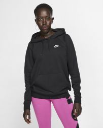 Реглан жіночий Nike Sportswear Essential Hoodie PO Fleece black/white