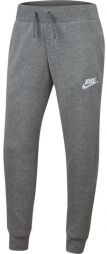 Штани дитячі Nike Swoosh PE Pant carbon heather/white Штани дитячі Nike Swoosh PE Pant carbon heather/white