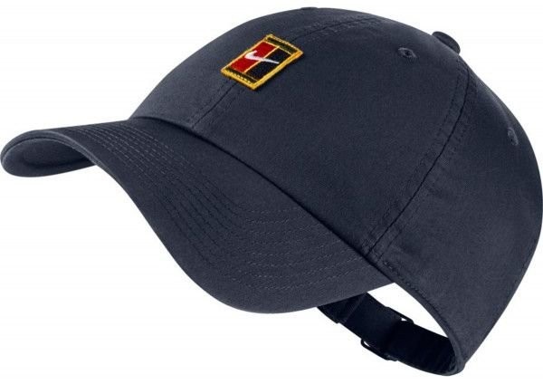 Теннисная кепка Nike H86 Court Logo Cap obsidian