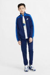 Спортивний костюм дитячий Nike Swoosh Poly Tracksuit blue void/game royal/white Спортивний костюм дитячий Nike Swoosh Poly Tracksuit blue void/game royal/white