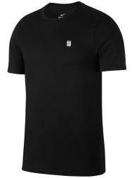 Тенісна футболка чоловіча Nike Court T-Shirt black/white