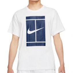 Тенісна футболка чоловіча Nike Court Tee Seasonal Court white