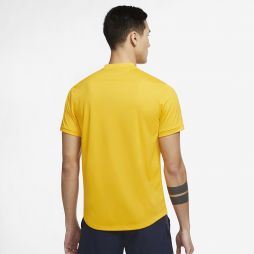 Тенісна футболка чоловіча Nike Court Polo Bladeuniversity gold/white