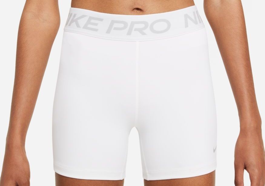Теннисные шорты женские Nike Pro 365 Short 5in white/It smoke grey