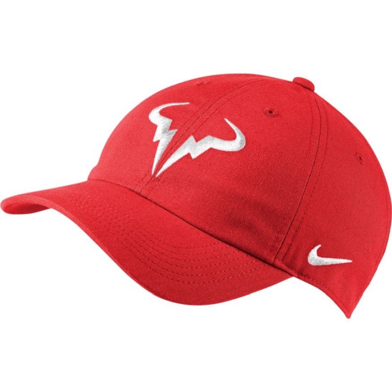 Теннисная кепка Nike Rafa U Aerobill H86 Cap chile red/white