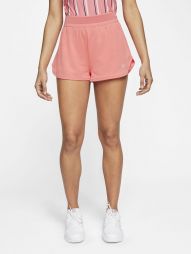 Тенісні шорти жіночі Nike Court W Dry Flex Elevated Essential Short sunblush/white