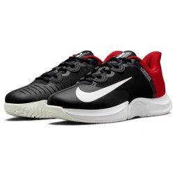 Теннисные кроссовки мужские Nike Air Zoom GP Turbo black/white gym red light bone Теннисные кроссовки мужские Nike Air Zoom GP Turbo black/white gym red light bone