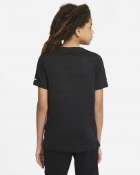 Тенісна футболка дитяча Nike SS Miler Top black Тенісна футболка дитяча Nike SS Miler Top black