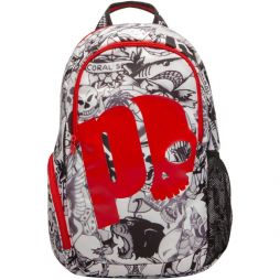Теннисный рюкзак Prince By Hydrogen Tattoo Backpack black/white/red