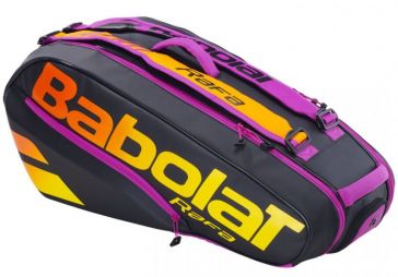 Тенісна сумка Babolat Pure Aero RAFA x6 black/orange/purple Тенісна сумка Babolat Pure Aero RAFA x6 black/orange/purple