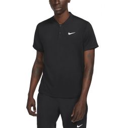 Теннисная футболка мужская Nike Court Polo Blade black/white