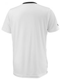 Тенісна футболка дитяча Wilson Team Striped Crew black/white Тенісна футболка дитяча Wilson Team Striped Crew black/white