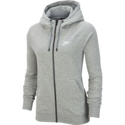 Реглан женский Nike Sportswear Essential Hoodie FZ Fleece dark grey heather/white Реглан женский Nike Sportswear Essential Hoodie FZ Fleece dark grey heather/white