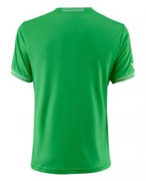 Теннисная футболка мужская Wilson Team Solid Crew T-Shirt Men green/white