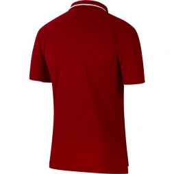 Теннисная футболка мужская Nike Court Dry Team Polo gym red/white/white
