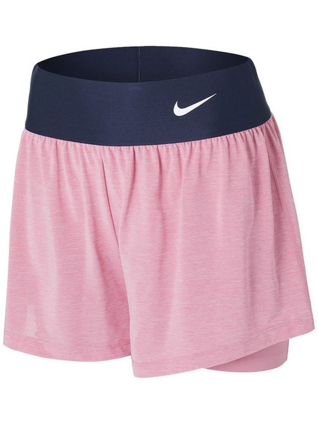 Теннисные шорты женские Nike Court Advantage Short elemental pink/elemental pink/white