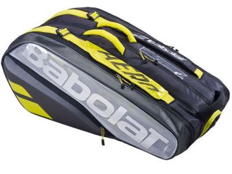 Тенісна сумка Babolat Pure Aero VS x9 black/yellow Тенісна сумка Babolat Pure Aero VS x9 black/yellow