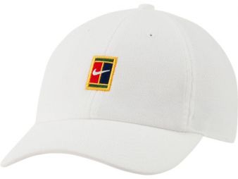 Тенісна кепка Nike H86 Court Logo Cap white/binary blue