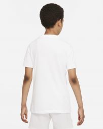 Тенісна футболка дитяча Nike Court Shirt Rafa white/black Тенісна футболка дитяча Nike Court Shirt Rafa white/black