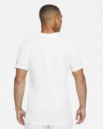 Теннисная футболка мужская Nike Court Tee Rafa white/black