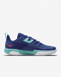 Тенісні кросівки чоловічі Nike Court Vapor Lite deep royal blue/dynamic turquoise/magma orange/white Тенісні кросівки чоловічі Nike Court Vapor Lite deep royal blue/dynamic turquoise/magma orange/white