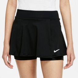 Тенісна спідничка жіноча Nike Flouncy Skirt black/white Тенісна спідничка жіноча Nike Flouncy Skirt black/white