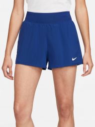 Теннисные шорты женские Nike Court Victory Short deep royal blue/white