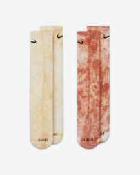 Носки тенісні Nike Everyday Plus Cushioned Tie-Dye Crew 2 пари orange/black Носки тенісні Nike Everyday Plus Cushioned Tie-Dye Crew 2 пари orange/black