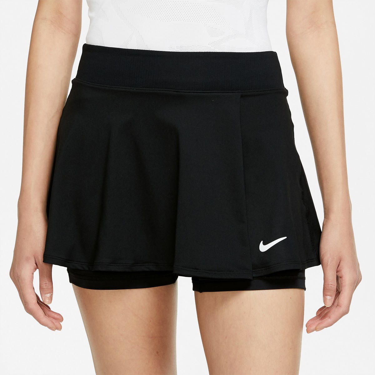 Теннисная юбка женская Nike Flouncy Skirt black/white