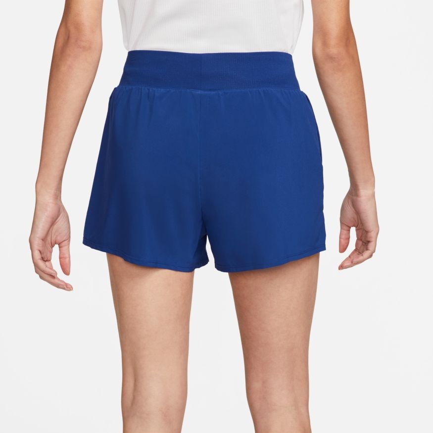 Теннисные шорты женские Nike Court Victory Short deep royal blue/white
