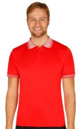 Теннисная футболка мужская Wilson Team Polo Men red/pink
