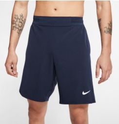 Теннисные шорты мужские Nike Court Flex Ace 9 inch Short obsidian/white Теннисные шорты мужские Nike Court Flex Ace 9 inch Short obsidian/white