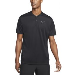 Теннисная футболка мужская Nike Blade Solid Polo black/white