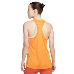 Теннисная майка женская Nike Legacy Raceback Tank light curry