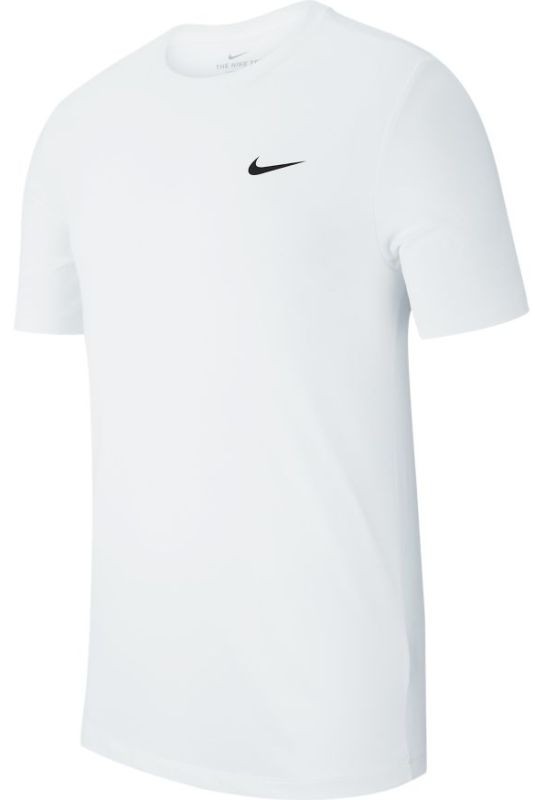 Теннисная футболка мужская Nike Dry Tee Dfc Crew Solid white/black