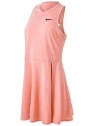 Теннисное платье женское Nike Court Advantage Dress crimson bliss/black