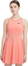 Теннисное платье женское Nike Court Advantage Dress crimson bliss/black