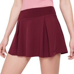 Теннисная юбка женская Nike Club Tennis Skirt dark beetroot/dark beetroot
