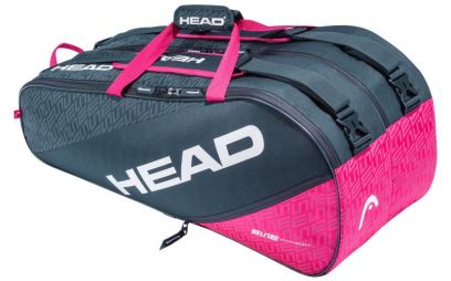 Тенісна сумка Head Elite 9R Supercombi anthracite/pink
