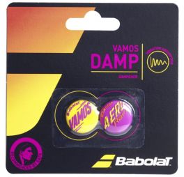 Віброгасник Babolat Vamos Damp X2 yellow/purple