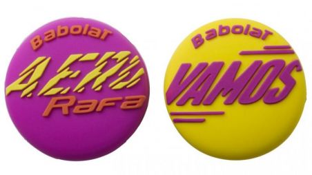 Віброгасник Babolat Vamos Damp X2 yellow/purple