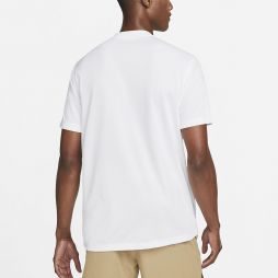 Теннисная футболка мужская Nike Blade Solid Polo white/black