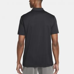 Тенісна футболка чоловіча Nike Court Solid Polo black/white Тенісна футболка чоловіча Nike Court Solid Polo black/white