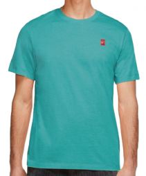 Теннисная футболка мужская Nike Court T-Shirt washed teal/washed teal