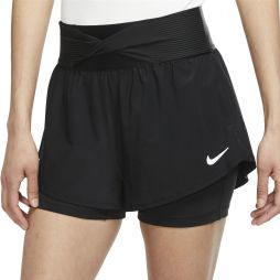 Теннисные шорты женские Nike Court Advantage Short black/white
