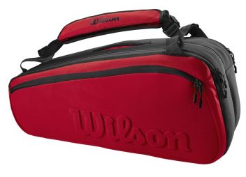 Теннисная сумка Wilson Super Tour 9 PK Clash V2.0 red/black