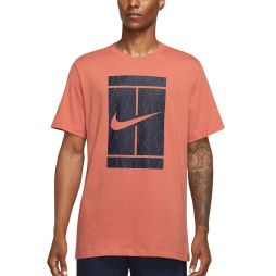 Теннисная футболка мужская Nike Spring Seasonal Court T-Shirt madder root